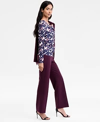 Tahari Asl Flare-Leg Pants, Regular & Petite