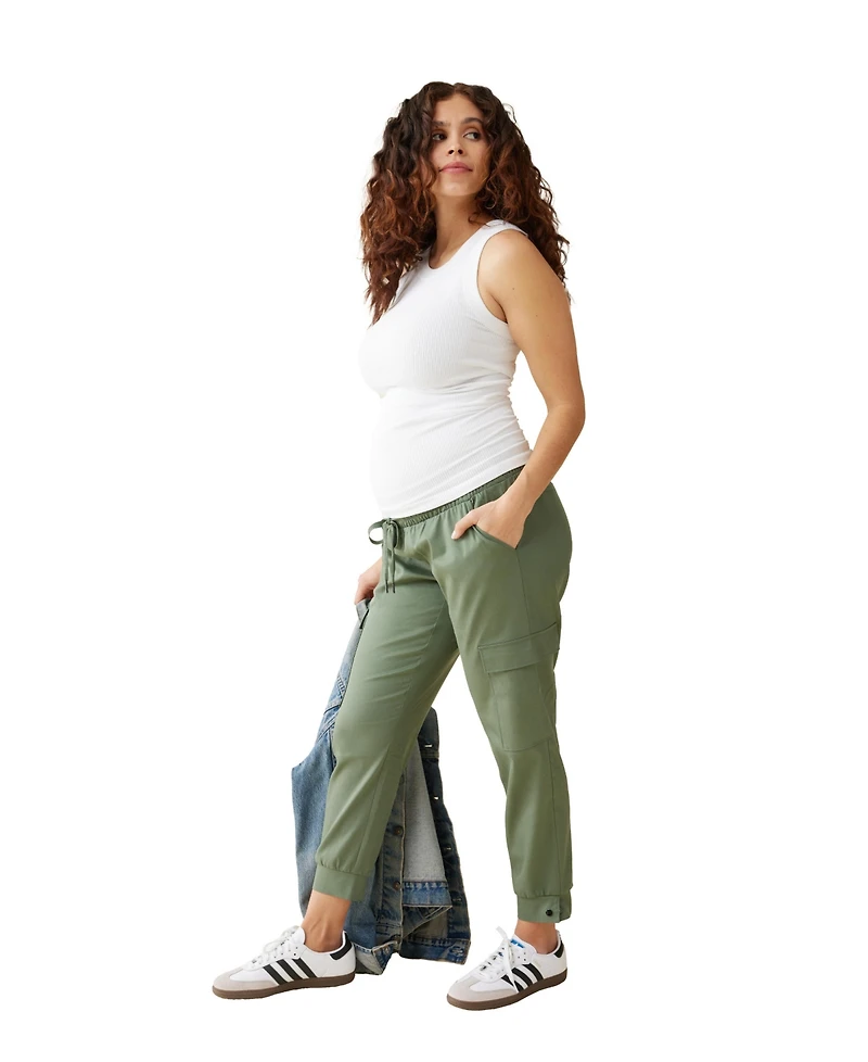 Ingrid + Isabel Maternity Cargo Jogger Pant