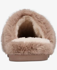 State of Day Women's Boxed Two-Tone Faux-Fur Slide Slippers, Macy's Exclusive