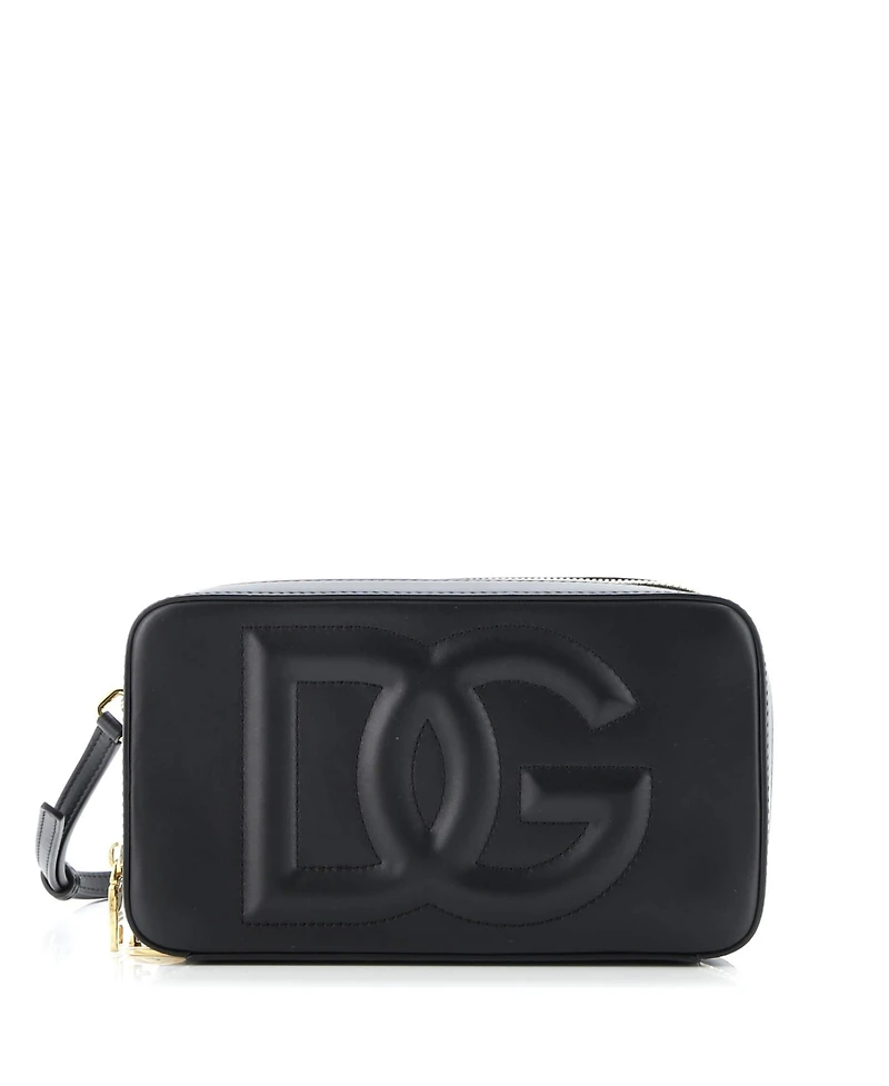 Pre-Owned Dolce & Gabbana Small Dg Logo Camera Bag Leather