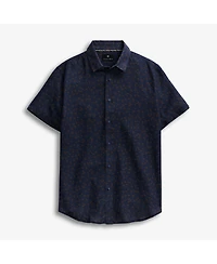 Vustra Men's West Coast Palms Printed Linen Shirt