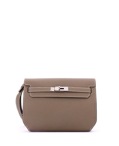 Pre-Owned Hermes 25 Kelly Depeches Pouch Togo