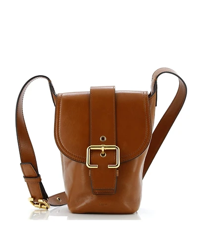 Pre-Owned Chloe Mini Camera Shoulder Bag Leather