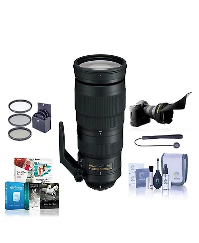 Nikon 200-500mm f/5.6E Ed Af-s Vr Zoom Nikkor Lens Bundle with 95mm Filter Kit and Accessories