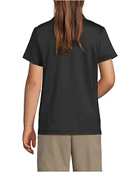 Lands' End Girls Short Sleeve Feminine Fit Rapid Dry Polo Shirt