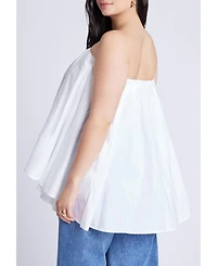 Eloquii Women's Cascading Tube Top