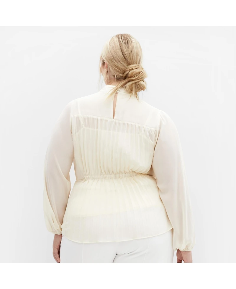 City Chic Plus Cross Lane Shirt