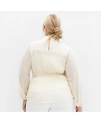 City Chic Plus Cross Lane Shirt