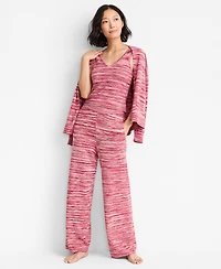State of Day Women's Multicolored Rib-Knit Cardigan, Macy's Exclusive