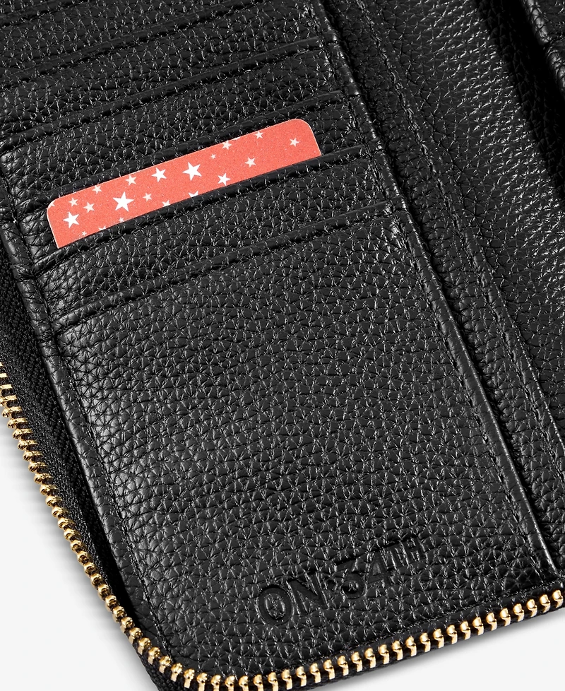 On 34th Angii Solid Zip-Around Wallet, Macy's Exclusive