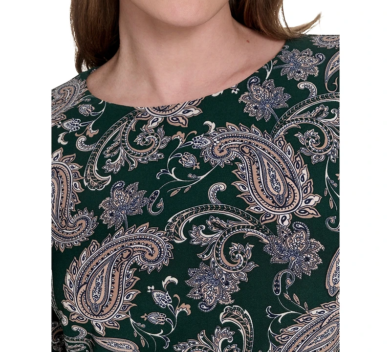 Tommy Hilfiger Women's 3/4-Sleeve Jersey Shift Dress