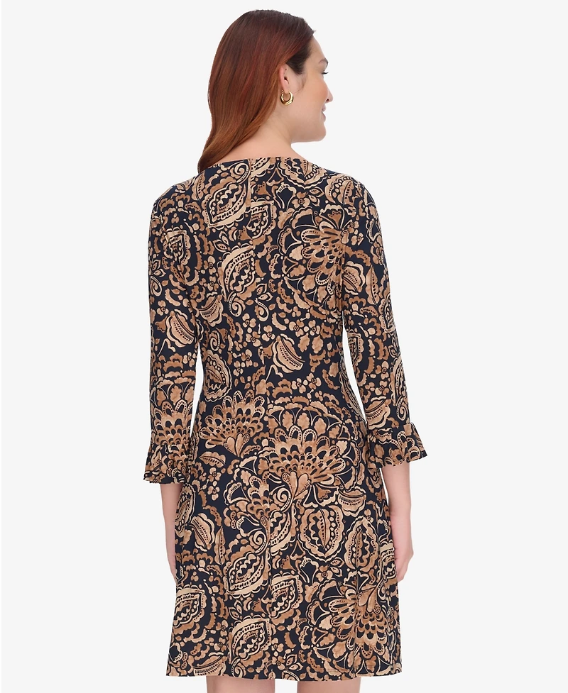Tommy Hilfiger Women's Long-Sleeve Jersey Shift Dress