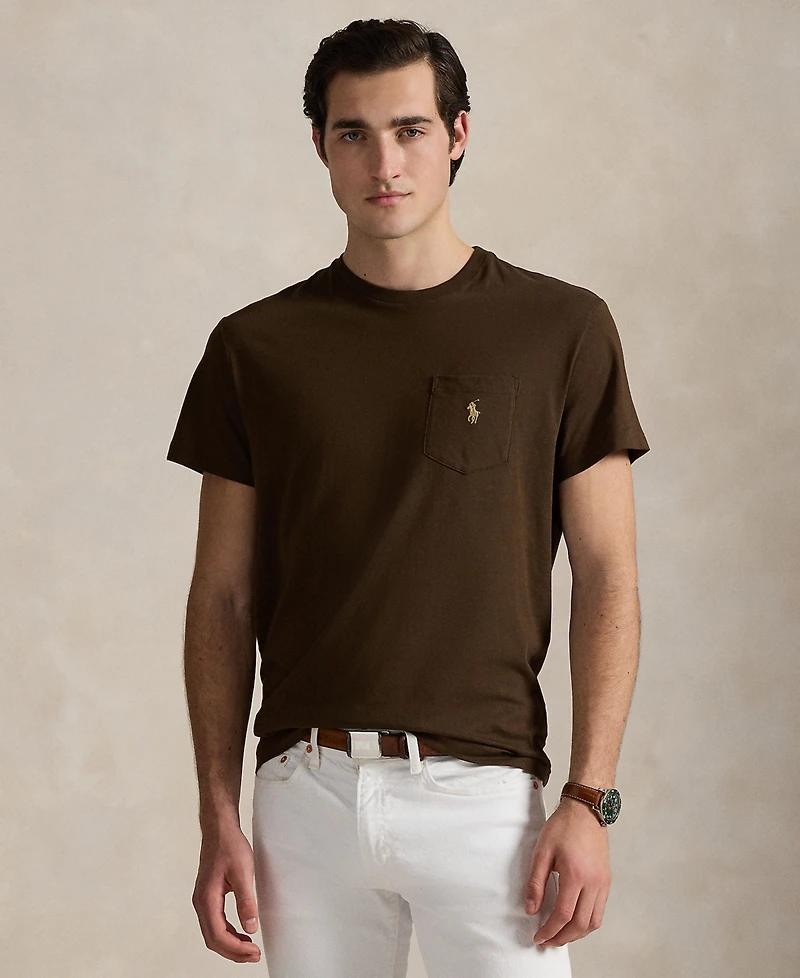 Polo Ralph Lauren Men's Classic Fit Crew Neck Pocket T-Shirt