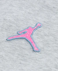 Jordan Big Girls Blue Jeans and Bling Pullover Hoodie