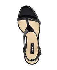 Nine West Women's Mandey T-Strap High Stiletto Sandals