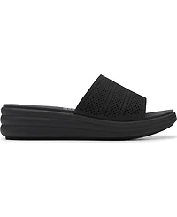 Clarks Cloudsteppers Women's Drift Twist Slip-On Flat Sandals