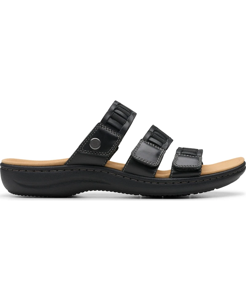Clarks Collection Women's Laurieann Hope Slip-On Flat Sandals