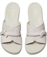 Clarks Cloudsteppers Women's Breeze Rae Mia Slip-On Flat Sandals
