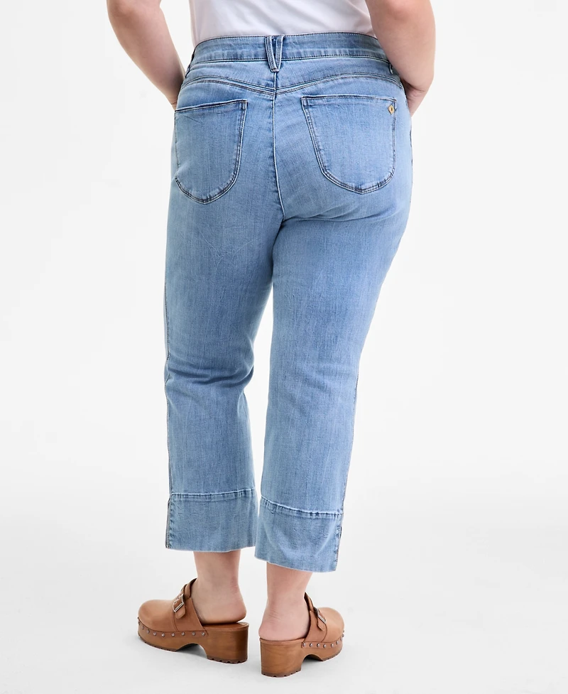 Democracy Trendy Plus "Ab"solution High-Rise Kick-Flare Jeans