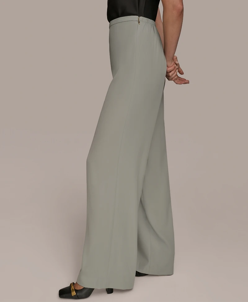 Donna Karan New York Women's Wide-Leg Pull-On Pants