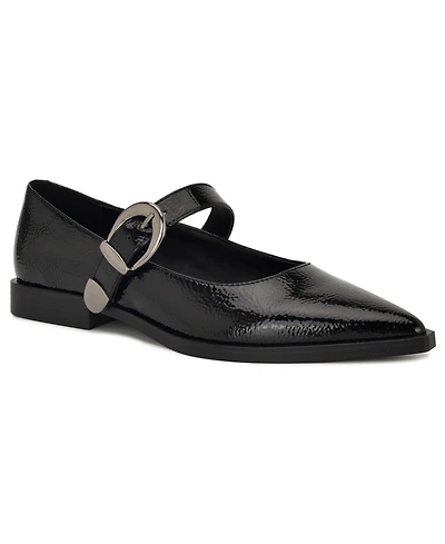 Nine West Women's Katrel Mary Jane Pointy Toe Flats
