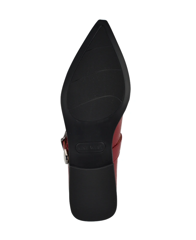 Nine West Women's Katrel Mary Jane Pointy Toe Flats