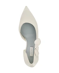 Nine West Women's Fhalon Bridal Satin d'Orsay Pumps