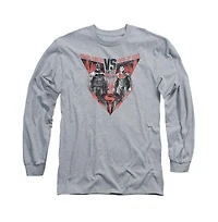 Batman V Superman Men's Batlle For Gotham Long Sleeve Adult Tee / T-Shirt
