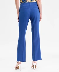 Kasper Women's Mid-Rise Fly Front L-Pocket Trousers, Regular & Petite