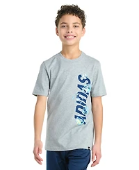 adidas Big Boys Short-Sleeve Sport Bubble Lineage Logo Graphic T-Shirt