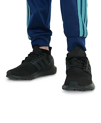 adidas Big Boys Elastic-Waistband 3-Stipe Tricot Jogger Pants
