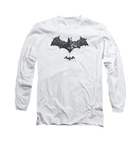 Batman Big & Tall Arkham Origins Bat Of Enemies Long Sleeve Adult Tee / T-Shirt