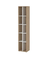 Tvilum 80.59" Wood 10 Shelf Narrow Bookcase