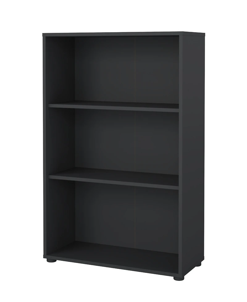 Tvilum 48.66" Wood 3 Shelf Adjustable Bookcase