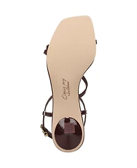 Circus Ny by Sam Edelman Women's Jaida Strappy Mid-Heel Dress Sandals