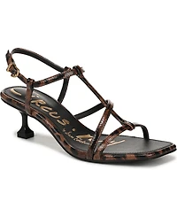 Circus Ny by Sam Edelman Women's Jaida Strappy Mid-Heel Dress Sandals