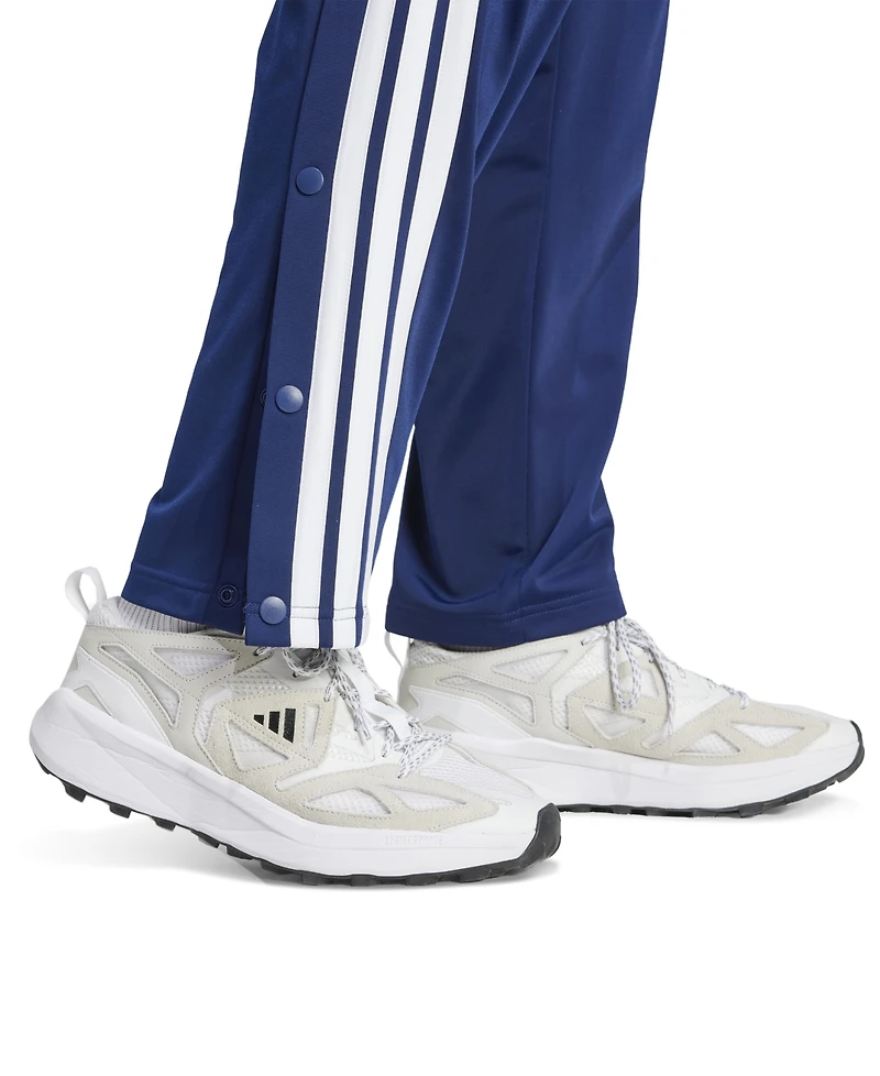 adidas Men's Stripe Logo Snap Pants