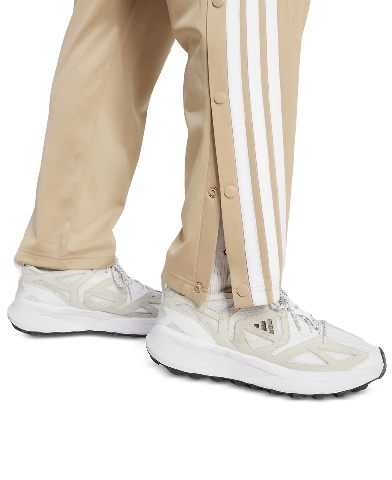 adidas Men's Stripe Logo Snap Pants