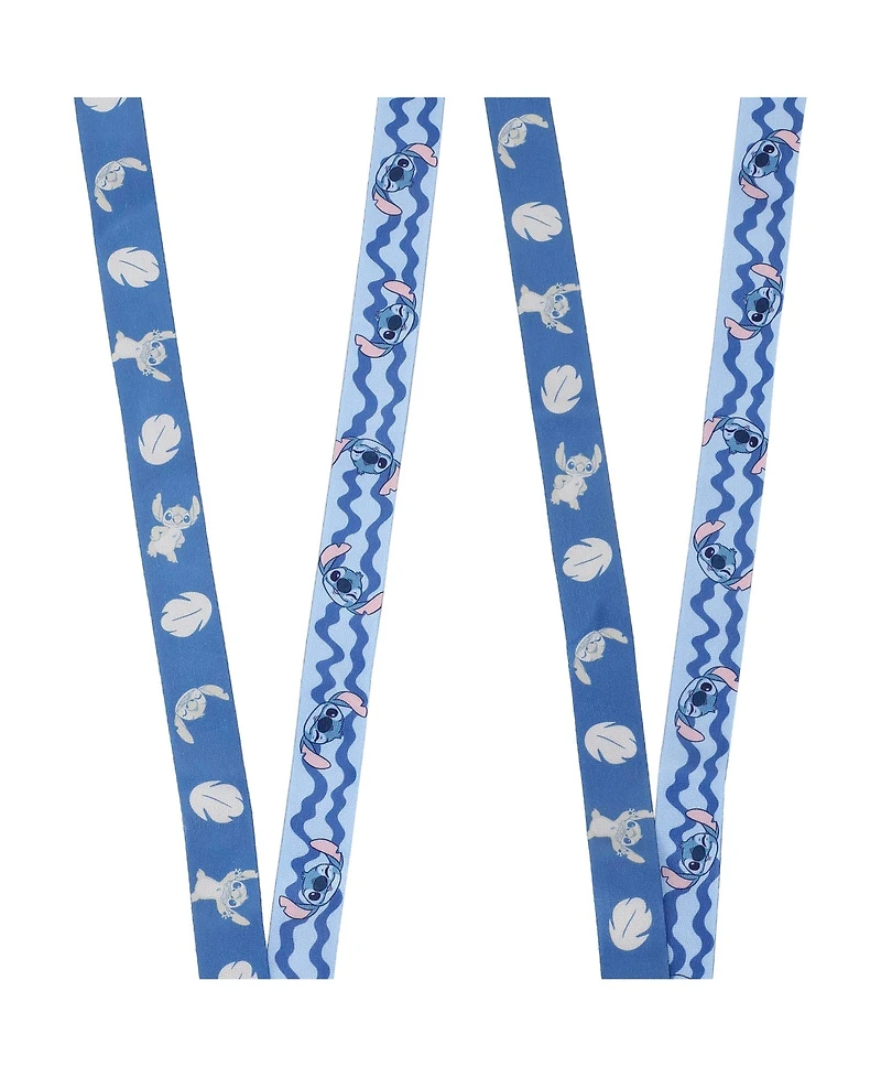 Disney Stitch Ohana Means Family Blue 22" Lanyard