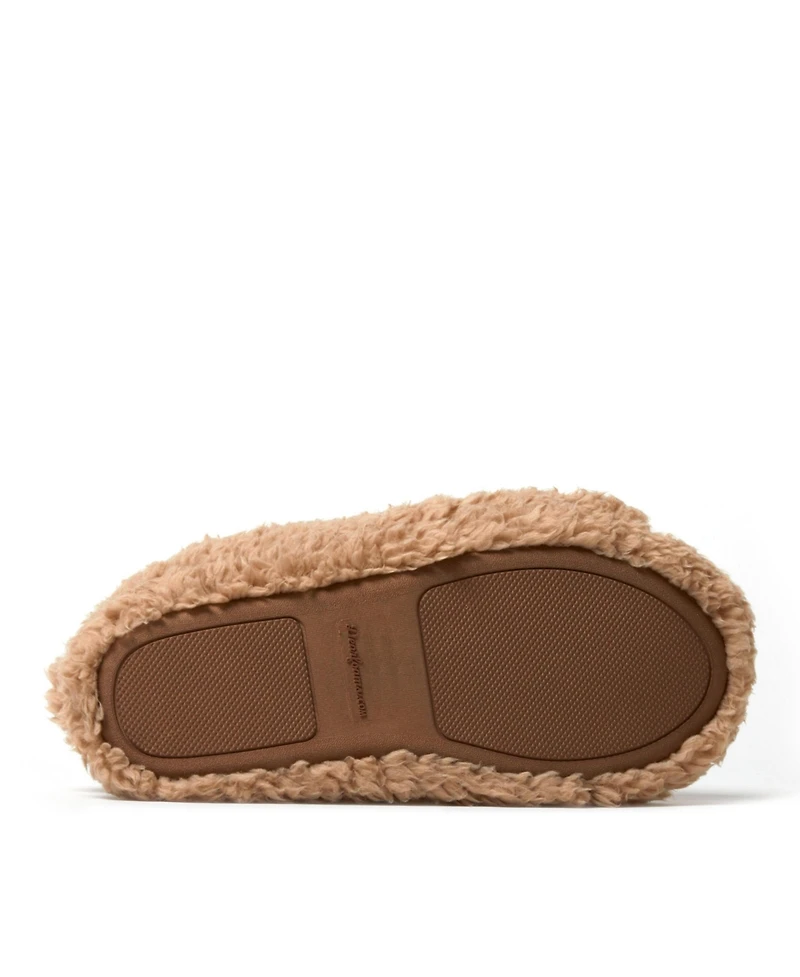 Dearfoams Men's Unisex Adult Animal Closed Back House Slipper - Santa