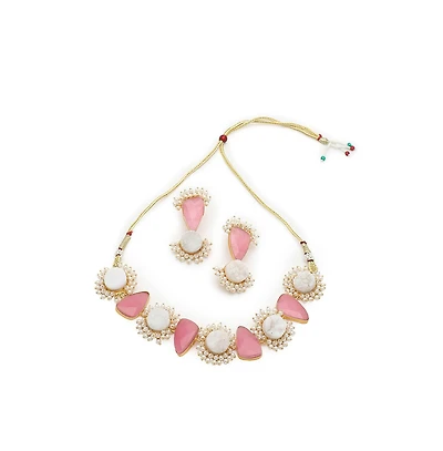 Sohi Abstract-Stone Jewellery Set