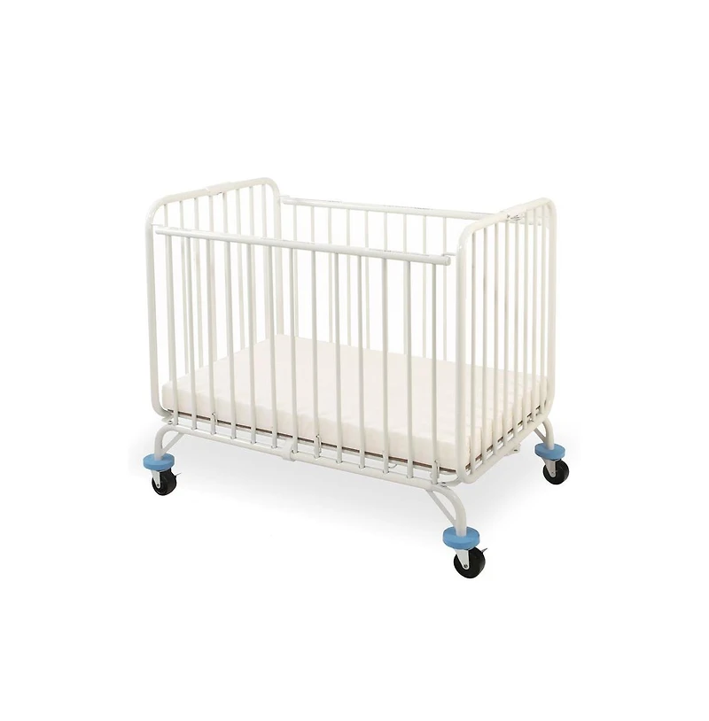 L.a. Baby Holiday Mini/Portable Folding Metal Crib