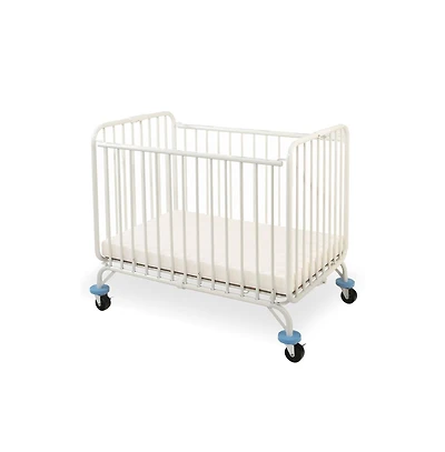 L.a. Baby Holiday Mini/Portable Folding Metal Crib