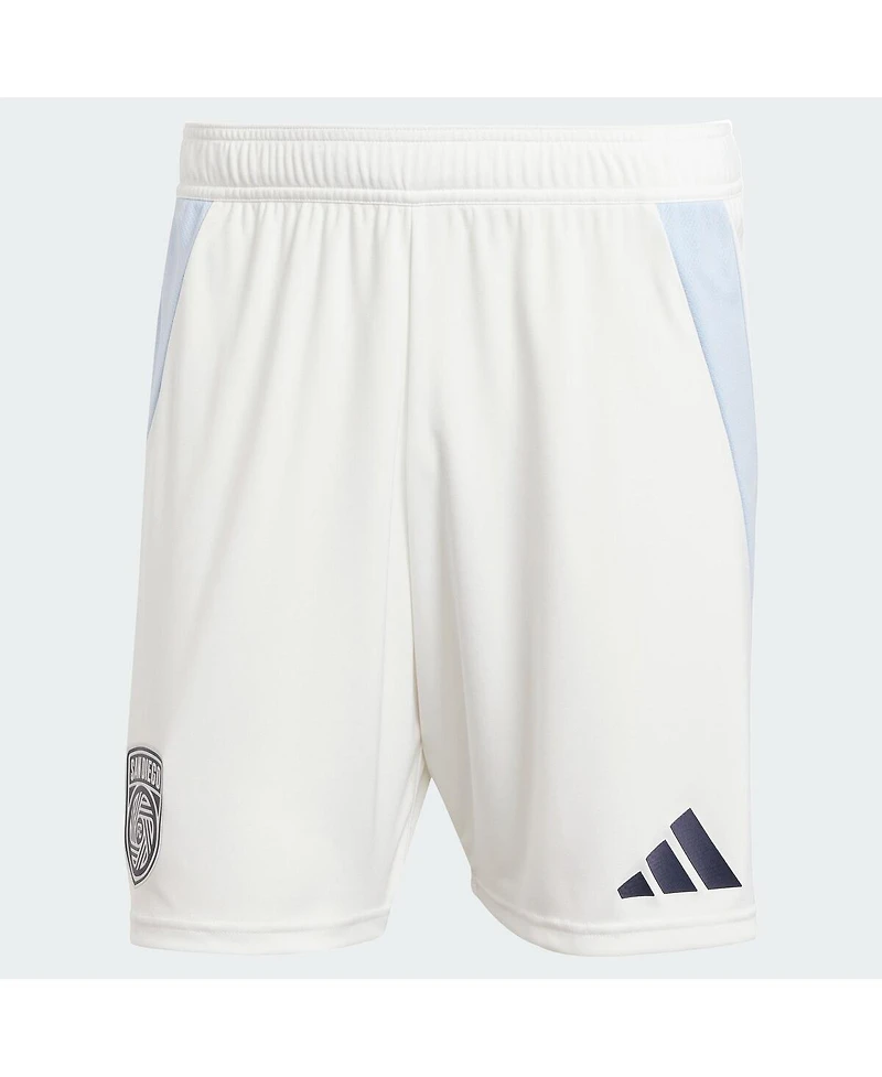 Adidas Men's White San Diego Fc 2025 Woven into One Authentic Shorts