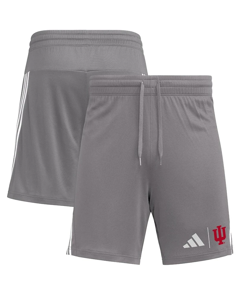 Adidas Men's Gray Indiana Hoosiers Aeroready 7" Shorts