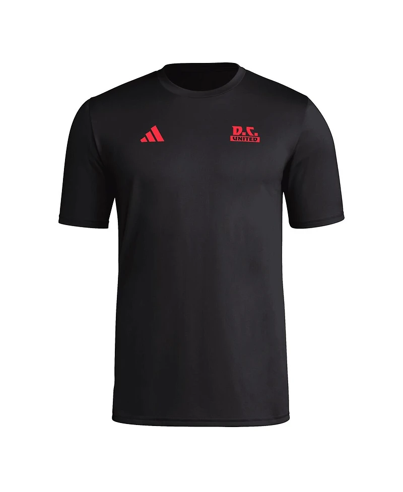 Adidas Men's Black D.c. United Local Wrap T-Shirt