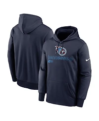 Nike Men's Navy Tennessee Titans Performance Pullover Hoodie