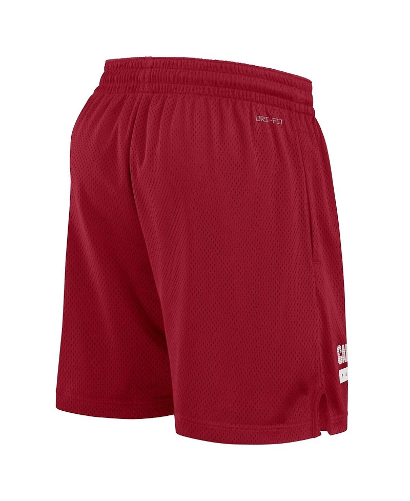 Nike Men's Cardinal Arizona Cardinals 2024 Sideline Performance Mesh Shorts
