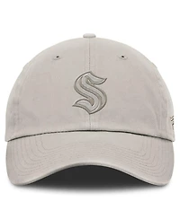 Fanatics Men's Gray Seattle Kraken Authentic Pro Road 2 Adjustable Hat