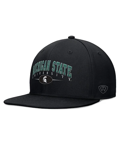Top of the World Men's Black Michigan State Spartans Bullpen Snapback Hat